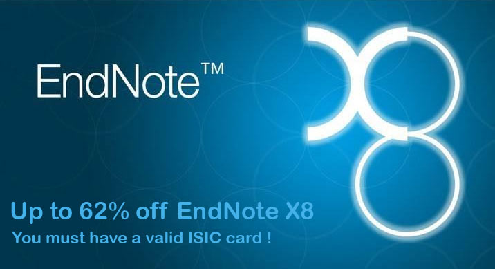 نرم افزار EndNote و تخفیف ۶۲ درصد برای اعضای سازمان