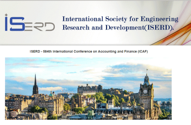 کنفرانس بین المللی حسابداری ومالی شماره 584