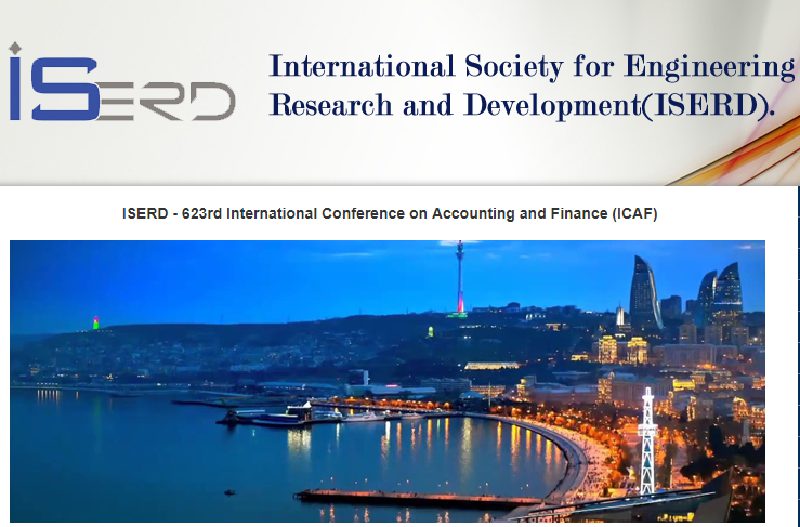 ۶۲۳rd کنفرانس بین‌المللی حسابداری و مالی (ICAF)