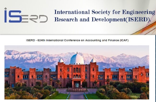 marakesh 624مین کنفرانس بین المللی حسابداری در مراکش
