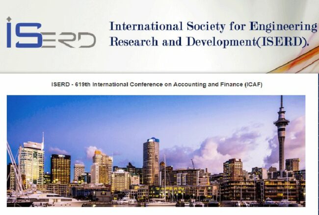 619th کنفرانس بین المللی حسابداری و مالی