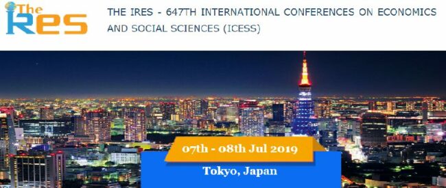 tokyo 647مین کنفرانس بین المللی اقتصاد و علوم اجتماعی