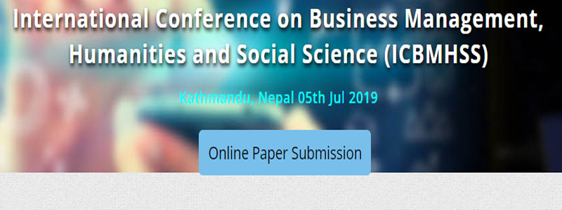 کنفرانس بین المللی مدیریت بازرگانی، علوم انسانی و علوم اجتماعی در نپال