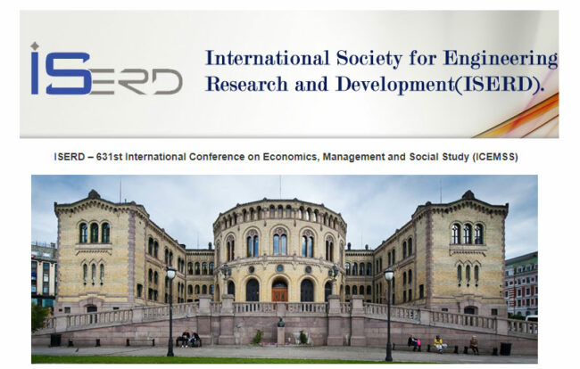 oslo کنفرانس بین المللی اقتصاد و مدیریت در اسلو