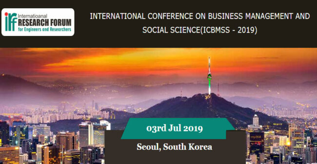 seoul کنفرانس بین المللی مدیریت کسب و کار در سئول