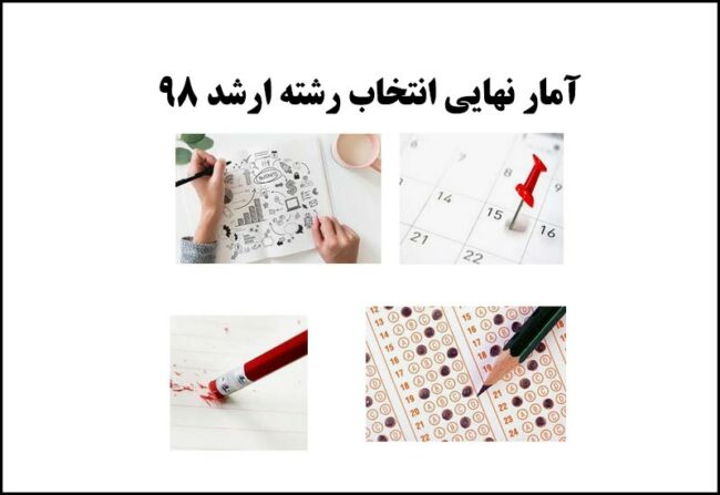 amar-arshad آمار نهایی انتخاب رشته ارشد 98