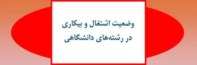 Job status وضعیت اشتغال و بیکاری