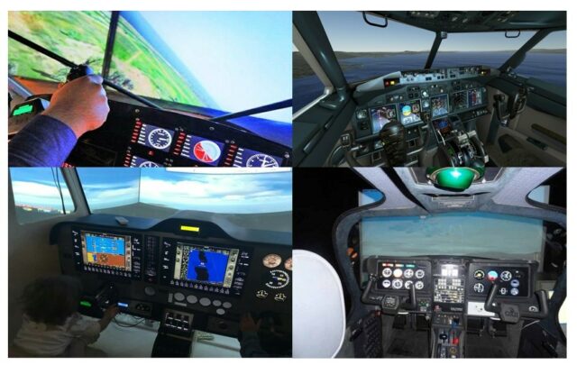 Flight similator-ISIC.ir پنل شبیهساز پرواز