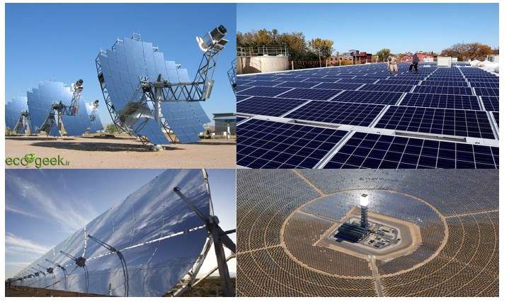 توسعه فناوری نیروگاه‌های خورشیدی در شیراز