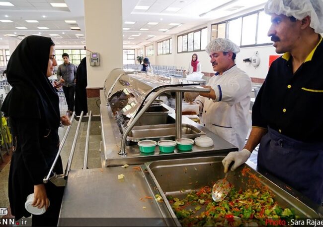 بودجه تغذیه دانشجویی