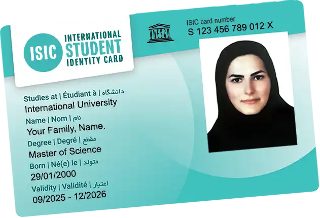 ISIC Card 2025 کارت دانشجویی بینالمللی ایران