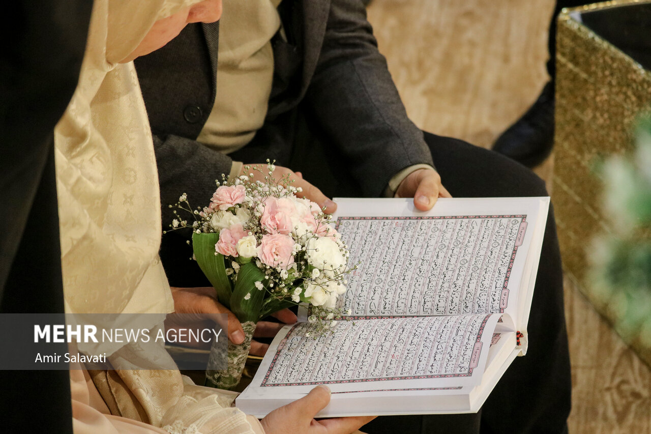 برگزاری جشن میلاد و مراسم عقد دانشجویی در کاروانهای عمره دانشگاهیان