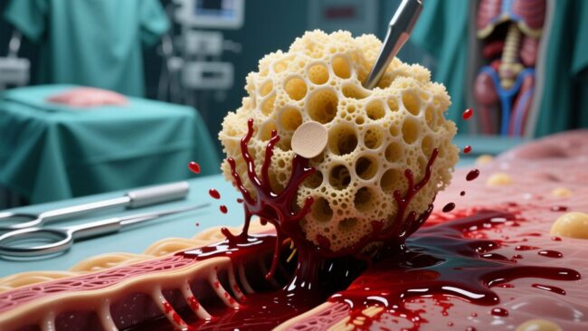 طراحی اسفنج نانویی حاوی سلولز، پلیدوپامین و نانورس برای کنترل سریع خونریزیهای مرگبار