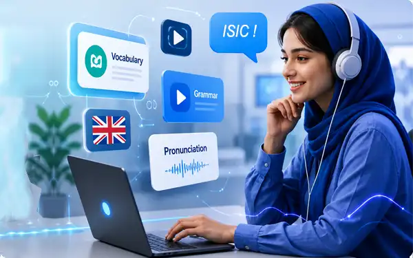 آموزش تعاملی و یادگیری زبان انگلیسی رایگان توسط پلتفرم حرفه‌ای