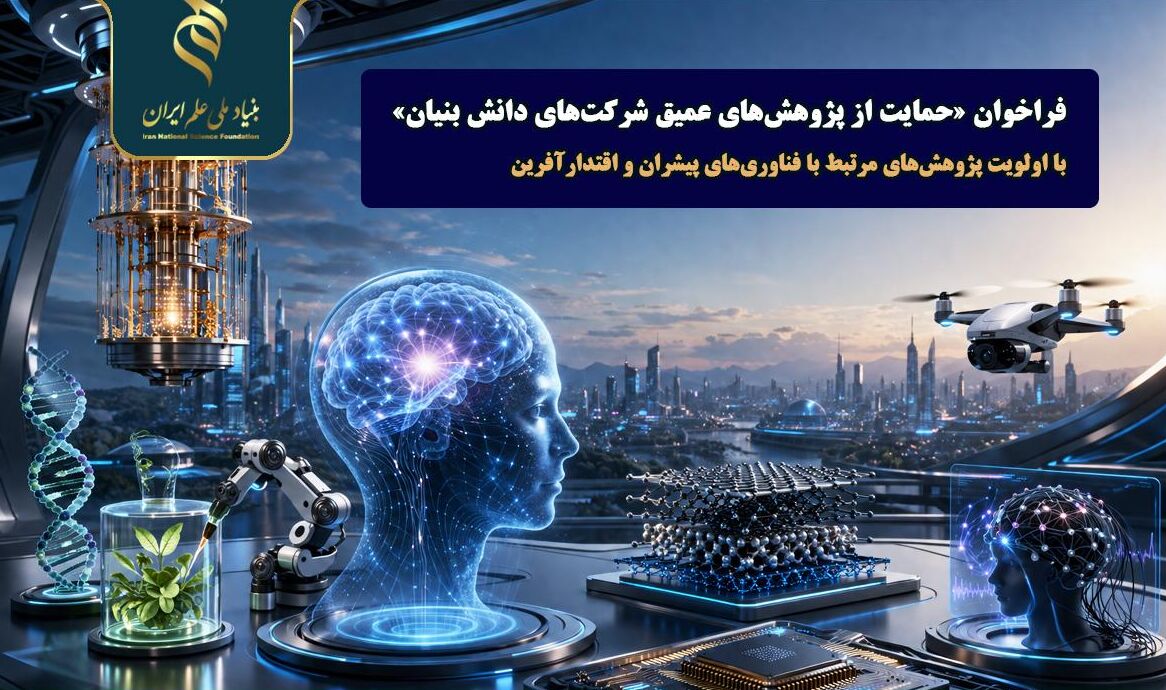 حمایت از پژوهشهای عمیق شرکتهای دانشبنیان با اولویت فناوریهای پیشران